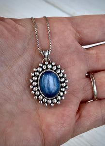 Kyanite Burst Pendant