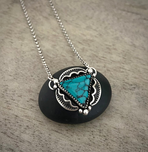 Hubei Turquoise Triangle Necklace