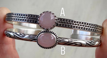 Load image into Gallery viewer, Rose Quartz Cuff Bracelet