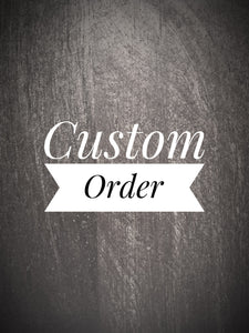 Custom Order: Malachite Hoops