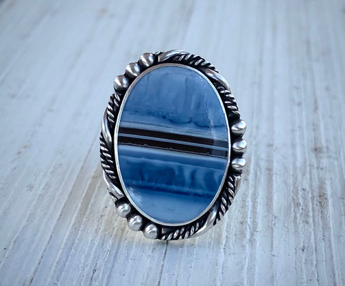 Owyhee Blue Opal Ring (sz. 7.5)