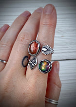 Load image into Gallery viewer, Crystal &amp; Aurora Opal Ring