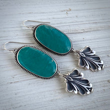 Load image into Gallery viewer, Amazonite Nouveau Earrings