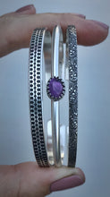 Load image into Gallery viewer, Amethyst Stacker Cuff Set