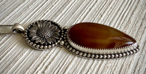 Sunflower Agate Pendant