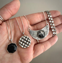 Load image into Gallery viewer, Black Onyx Hex Necklace