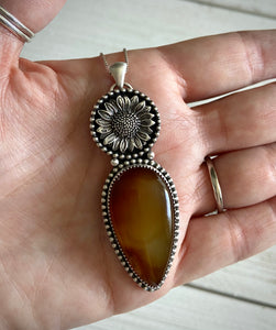 Sunflower Agate Pendant