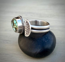 Load image into Gallery viewer, Stoned &amp; Stamped Bao Canyon Turquoise Ring