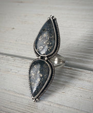 Load image into Gallery viewer, Marcasite Double Stoned Ring