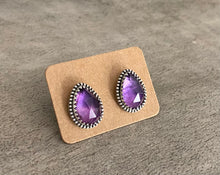 Load image into Gallery viewer, Amethyst Studs