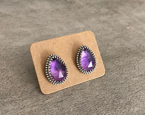 Amethyst Studs