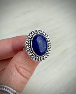 •Starry Night• Lapis Lazuli Ring