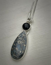 Load image into Gallery viewer, Onyx &amp; Marcasite Pendant