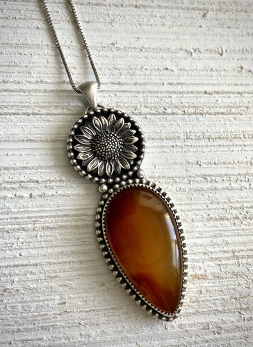 Sunflower Agate Pendant