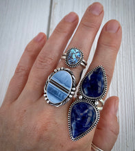 Load image into Gallery viewer, Owyhee Blue Opal Ring (sz. 7.5)
