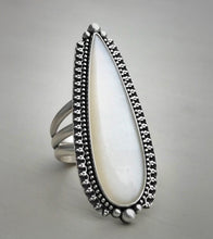 Load image into Gallery viewer, White Moonstone Talon Ring