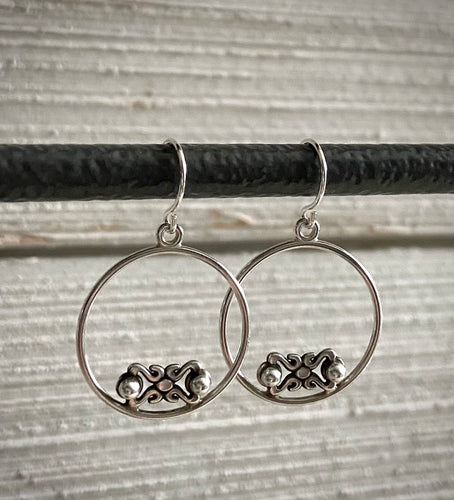 Flourish Hoop Earring