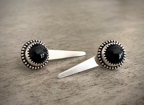 Onyx Spike Earring Jackets