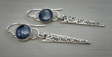 Load image into Gallery viewer, Kyanite Triangle Earrings
