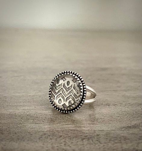 Peekaboo Quartz Ring