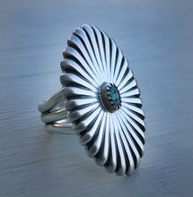 Load image into Gallery viewer, Turquoise Concho Ring