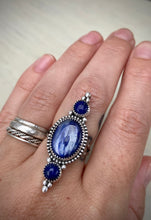 Load image into Gallery viewer, •Sky High• Lapis Lazuli &amp; Kyanite Ring