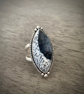 Reserved: Dendrite Opal Ring- Remainder