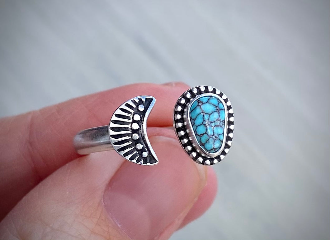 Stoned & Stamped Egyptian Turquoise Ring