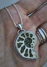 Load image into Gallery viewer, Pyritized Ammonite Pendant