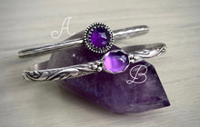 Load image into Gallery viewer, Amethyst Stacker Cuff