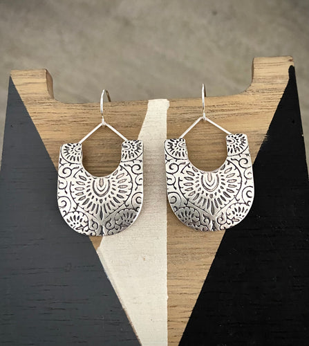 Henna Paddle Earrings