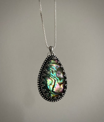 Abalone Teardrop Pendant