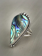 Load image into Gallery viewer, Abalone Teardrop Ring