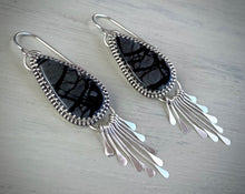 Load image into Gallery viewer, Picasso Jasper Fringe Earrings