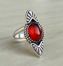 Load image into Gallery viewer, •Ablaze• Baltic Amber Ring
