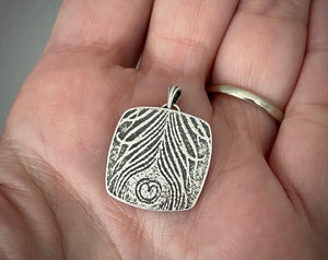 RESERVED: Peacock Pendant