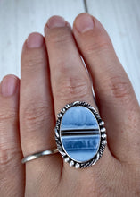 Load image into Gallery viewer, Owyhee Blue Opal Ring (sz. 7.5)
