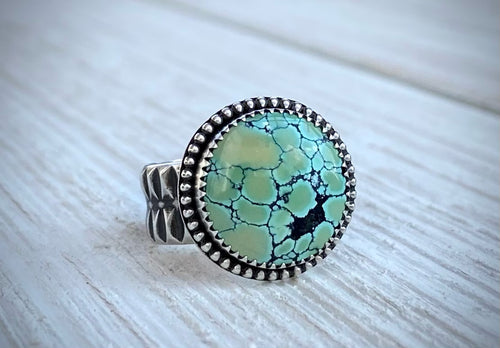 Treasure Mountain Turquoise Stud Ring