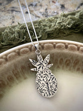 Load image into Gallery viewer, Bamboo Mountain Turquoise Pot Leaf Pendant