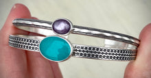 Load image into Gallery viewer, Ruby &amp; Amazonite Single Cuffs