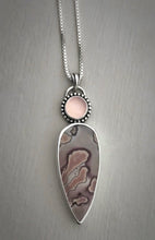Load image into Gallery viewer, Coffee Bean Jasper &amp; Pink Chalcedony Necklace