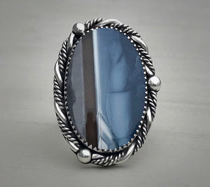 Owyhee Blue Opal Ring