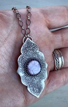 Load image into Gallery viewer, Lepidolite Arabesque Necklace