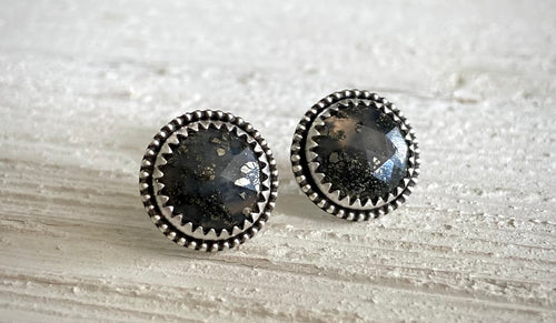 Stoned Stud Earrings