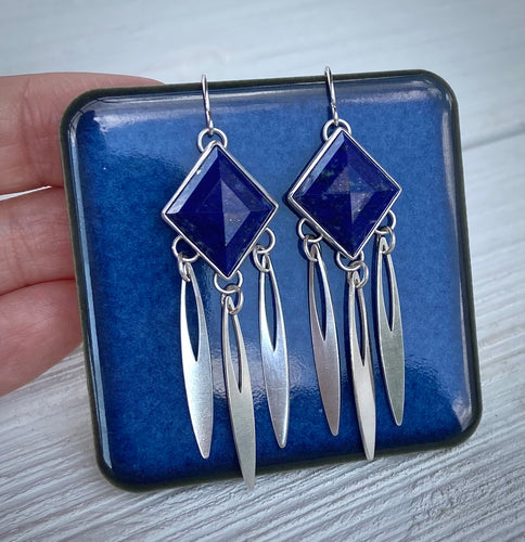 Lapis Lazuli Drop Earrings