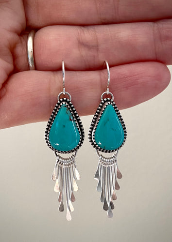 Royston Turquoise Fringe Earrings