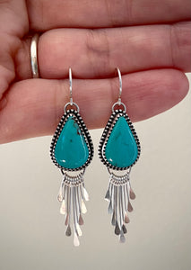 Royston Turquoise Fringe Earrings