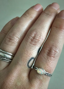 Floral Opal Ring