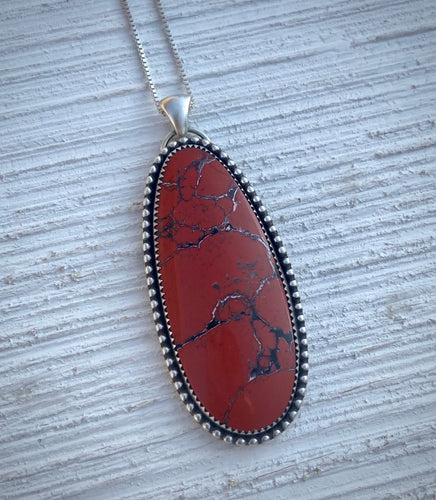 Red River Brecciated Jasper Pendant