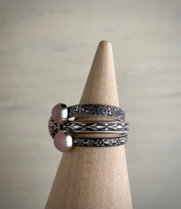 Pretty in Pink Stacker Rings